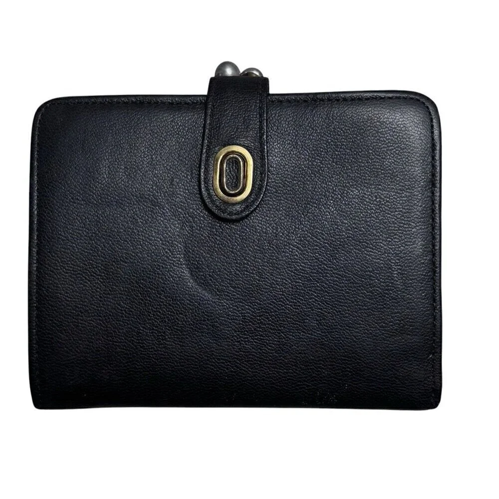VTG Jays Of Bond St London Black Bifold Wallet Closure Unisex Women CLASSIC EUC
